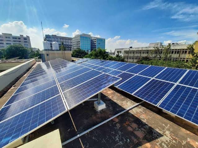 Solar Panels Installed on Residential Rooftop
